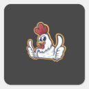 Search for funny chicken cartoon stickers Poultry