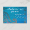 Recherche de paisley business cards Bleu