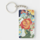 Search for midnight rectangular keychains Flowers