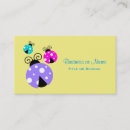 Search for ladybug business cards Cute