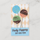 Search for cake pops business cards Baking