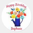 Search for red blue and yellow stickers Birthday