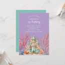 Search for sand birthday invitations Watercolor