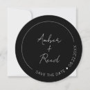 Recherche de arrondi invitations Noir et blanc