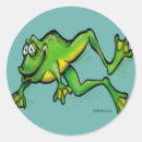 Search for jumping frog stickers Green