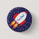 Search for rocket buttons Birthday
