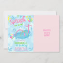 Search for water park birthday invitations Girl