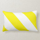 Recherche de rayures jaunes coussins Pour lui