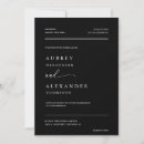 Search for eco friendly wedding invitations Black and white