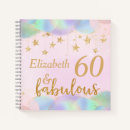Search for 60th notebooks Glitter