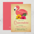 Search for flamingo quinceanera invitations Pink