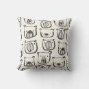 Search for bear face pillows Illustration
