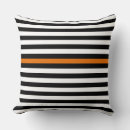 Recherche de orange noir coussins Noir et blanc