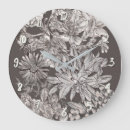 Recherche de ivoire horloges Fleurs