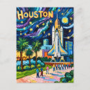 Search for houston postcards Space city