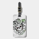 Recherche de tatouage crâne bagages étiquettes Groupe de travail x