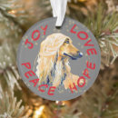 Search for afghans ornaments Animal