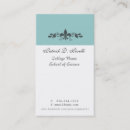 Search for student business cards Blue