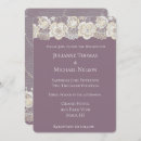 Search for purple lace wedding invitations Flowers
