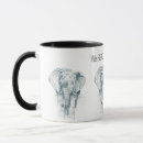 Search for elephant drawing mugs Pachyderm