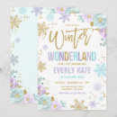 Search for purple winter wonderland invitations Snowflakes