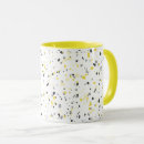 Search for modern geometric pattern mugs Yellow