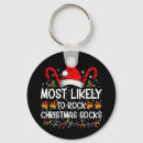 Search for socks keychains Xmas