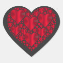 Search for shiny hearts stickers Red