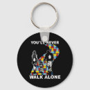 Search for never alone rounded keychains Awareness