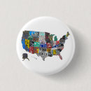 Search for us state flags buttons United