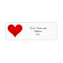 Search for i love return address labels Heart