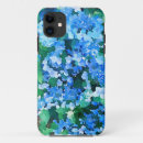 Recherche de hortensias iphone coques Bleu