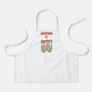 Search for christmas baking aprons Red and green