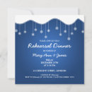 Search for snowflakes rehearsal dinner invitations Elegant
