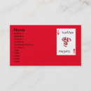 Search for poker business cards Ace of spades