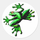 Search for green frog stickers Amphibian