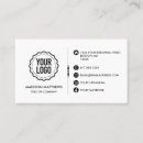 Recherche de profile visitenkarten Élégant style générique professionnel