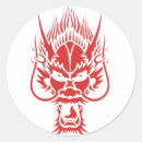 Recherche de rouge dragon autocollants Année