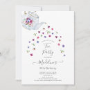 Search for tea 50th birthday invitations Watercolor
