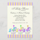 Search for carousel baby shower invitations Carnival
