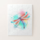 Recherche de dragonfly puzzles Aquarelle
