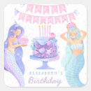 Search for little mermaid birthday stickers Sea