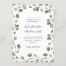 Search for green leaves border wedding invitations Modern