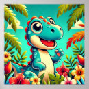 Search for dinosaur cartoon posters Jungle