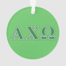 Search for letter o ornaments Alpha chi omega sorority