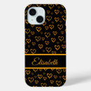 Search for colourful hearts iphone cases Black