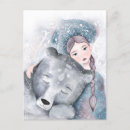 Recherche de ours gris cartes postales Pour elle