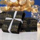 Search for happy anniversary wrapping paper Black