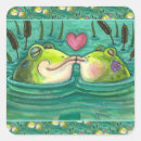 Search for cute funny frog stickers Green