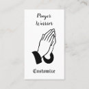 Search for prayer business cards Praying